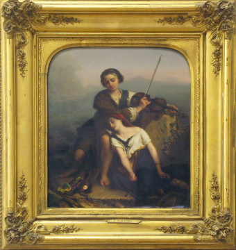 Умиротворяющая сила музыки: картину Фридриха Шмидта «Скрипач с девушкой» показывает «Арт-мозаика»